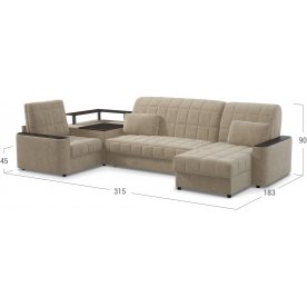 Диван угловой Moon Family 018 левый