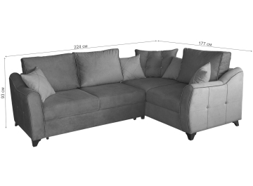 Диван угловой Френсис арт. ТД 263