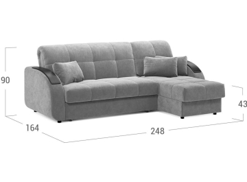 Диван угловой Moon Family 109 / Н30 Lux v1+7Я н+(2)65 н 004802