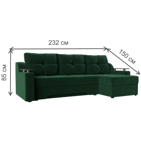 Диван угловой Сенатор