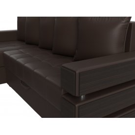 Диван угловой Венеция левый экокожа