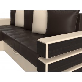 Диван угловой Венеция левый экокожа