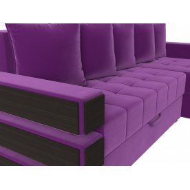 Диван угловой Венеция правый микровельвет