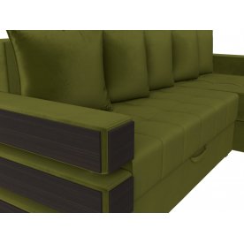 Диван угловой Венеция правый микровельвет