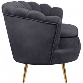 Дизайнерский двухместный диван Pearl Double Black