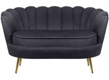 Дизайнерский двухместный диван Pearl Double Black