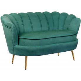 Дизайнерский двухместный диван Pearl Double Green V2