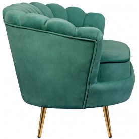 Дизайнерский двухместный диван Pearl Double Green V2