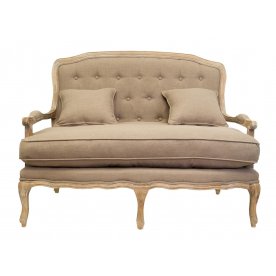 Дизайнерский двухместный диван Yareli Brown