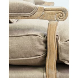 Дизайнерский двухместный диван Yareli Brown