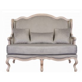 Двухместный дизайнерский диван Brody Double grey