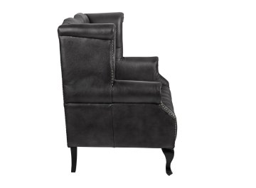 Кожаный дизайнерский диван Royal Sofa Black