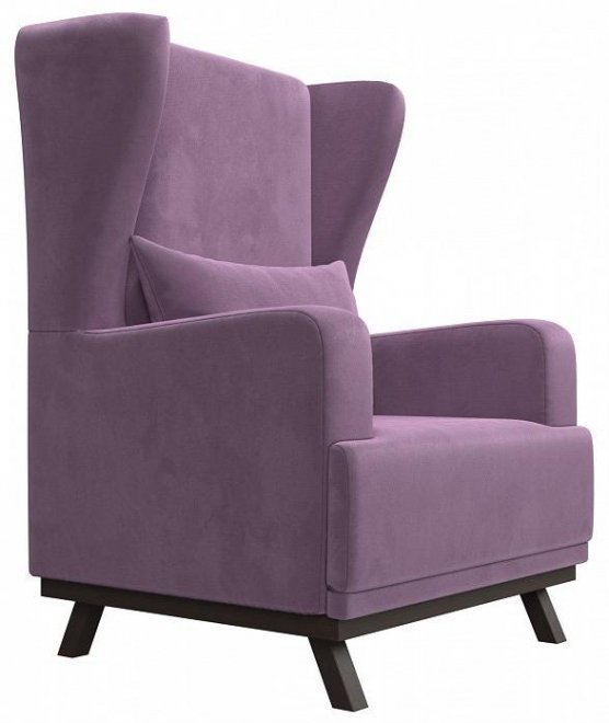 Кресло Джон сиреневый микровельвет