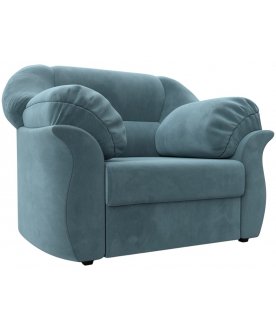 Кресло Эллада бирюзовый велюр