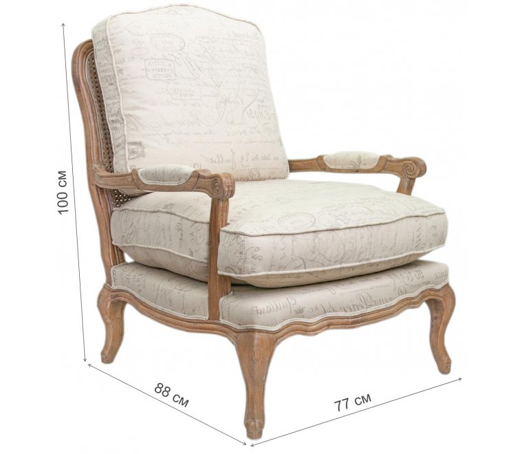 Кресло Niro CH-300-P rattan print