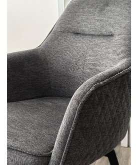 Стул-кресло Renly 180 поворотное brego-16 темно-серый / черный