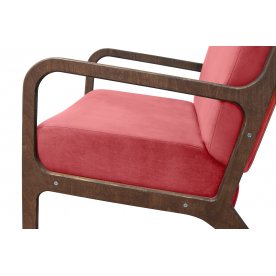 Низкое кресло Mody Karmin