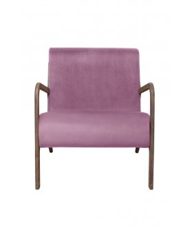Низкое кресло Mody Pink