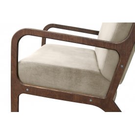 Низкое кресло Mody Taupe