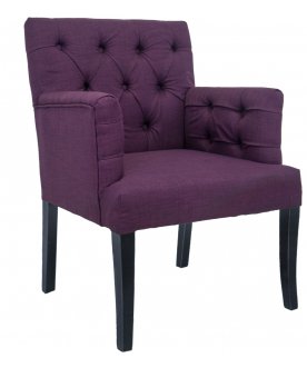 Низкое кресло Zander Purple