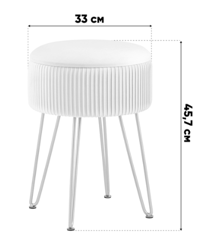 Пуф Вистар бежевый