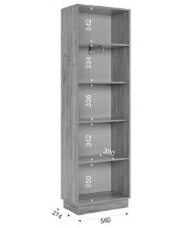 Шкаф для спальни Моди двухдверный дуб крафт золотой / белое дерево