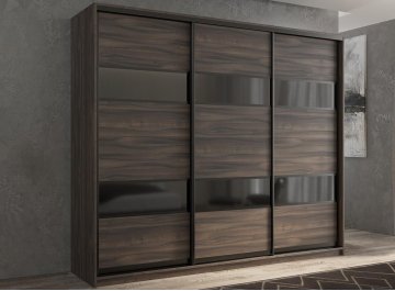 Шкаф-купе Кааппи 7 240х60 орех тьеполо