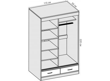 Шкаф-купе арт.008