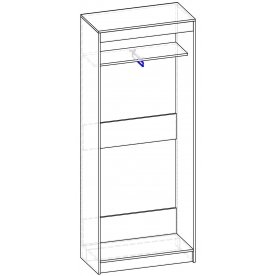 Шкаф-купе Риф 2 ШК.016.800-31 вариант 6