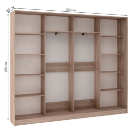 Шкаф-купе Стандарт Комбо 4.1 ШК.015.2600-19