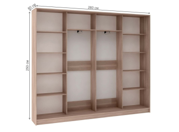 Шкаф-купе Стандарт Комбо 4.1 ШК.015.2600-19