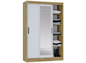 Шкаф-купе Тео ШКК-02 крафт / белый