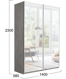 Шкаф-купе Траст СШК 2.140.70-13.13