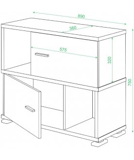 Стеллаж Эланта-30/2