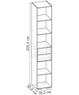 Стеллаж Стеллаж 382 СТ.152.382-01