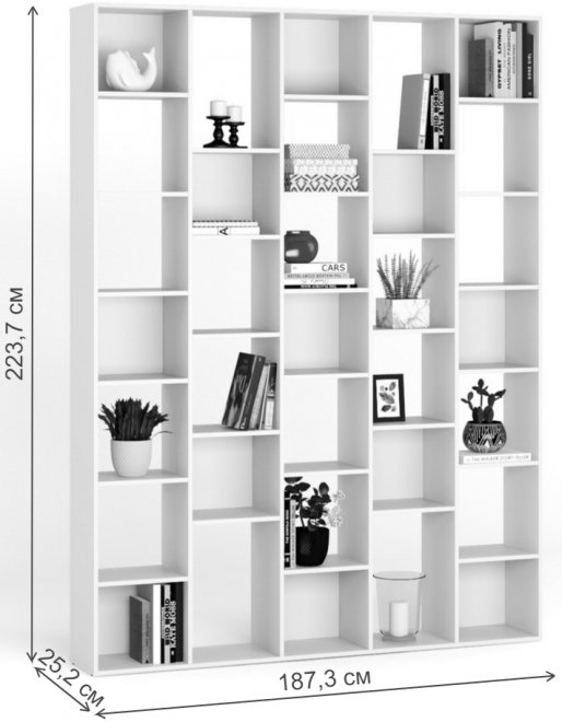 Стеллаж Алстар-15 МХ вишня