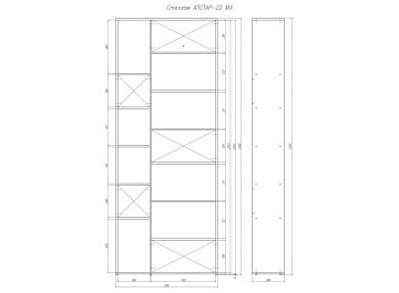 Стеллаж Алстар-22 МХ