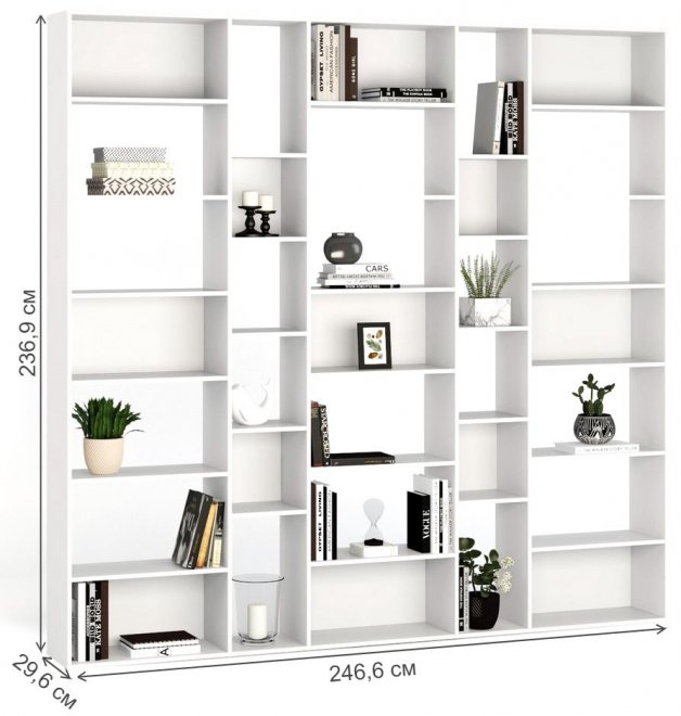 Стеллаж Алстар-28 МХ белый