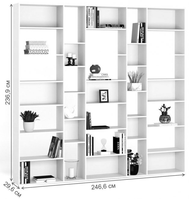 Стеллаж Алстар-28 МХ вишня