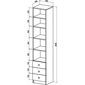 Стеллаж Бостон-6