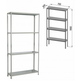 Стеллаж Стеллаж MS-185/30/70-4