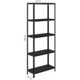 Стеллаж Brabix MS KD-185/30/70-5