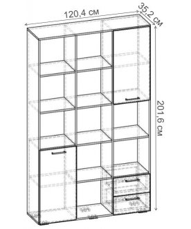 Стеллаж Бриз-3.05 СТ.085.1204-01