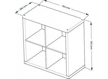 Стеллаж Фора