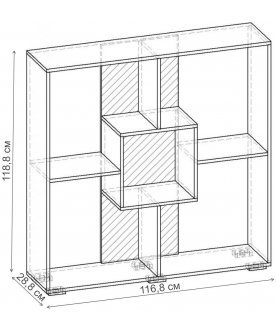 Стеллаж Норд-6.04 СТ.109.1168-00