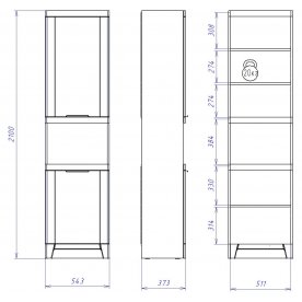 Стеллаж Юта