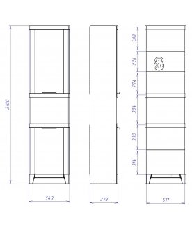 Стеллаж Юта