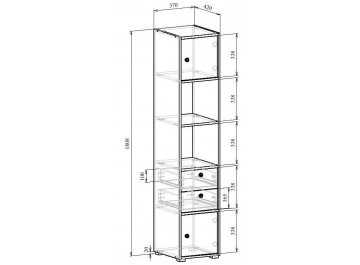 Стеллаж Прайм-51-2