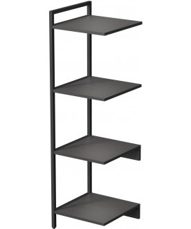 Стеллаж cubos 10СПВ.6.400 графит / черный