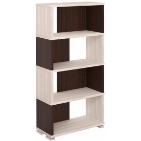 Стеллаж СБ-10-4 карамель / венге